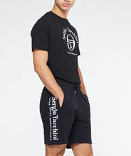 Load image into Gallery viewer, Sergio Tacchini Serif Logo Short - Black (CAN BE MATCHED TO NUMEROUS STYLES OF TEES)