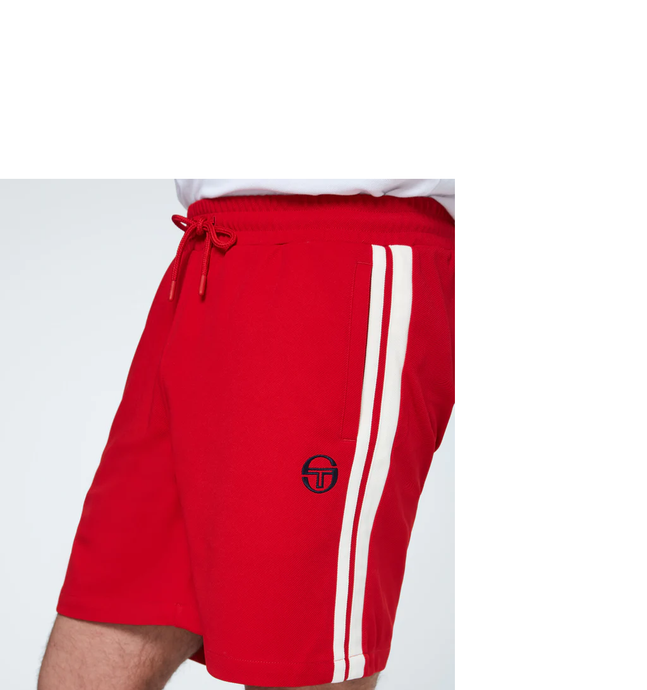 Sergio Tacchini Pietrapertosa short - Red ( GOES WITH THE MASTERS TEE )