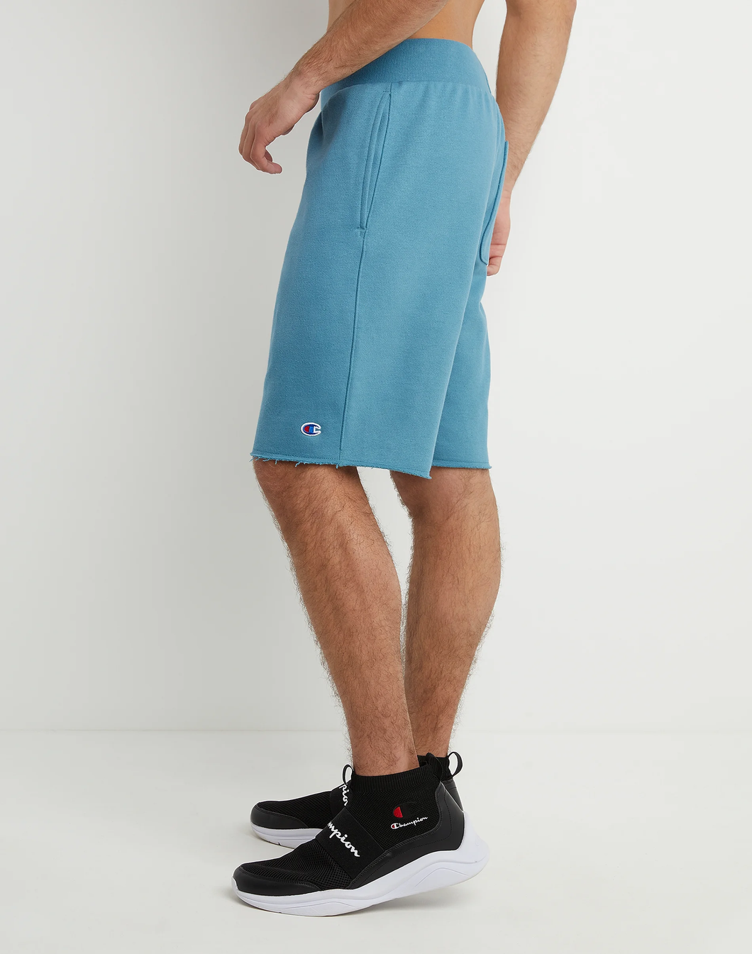 Champion Reverse Weave Cut-Off Shorts - AQUA TONIC