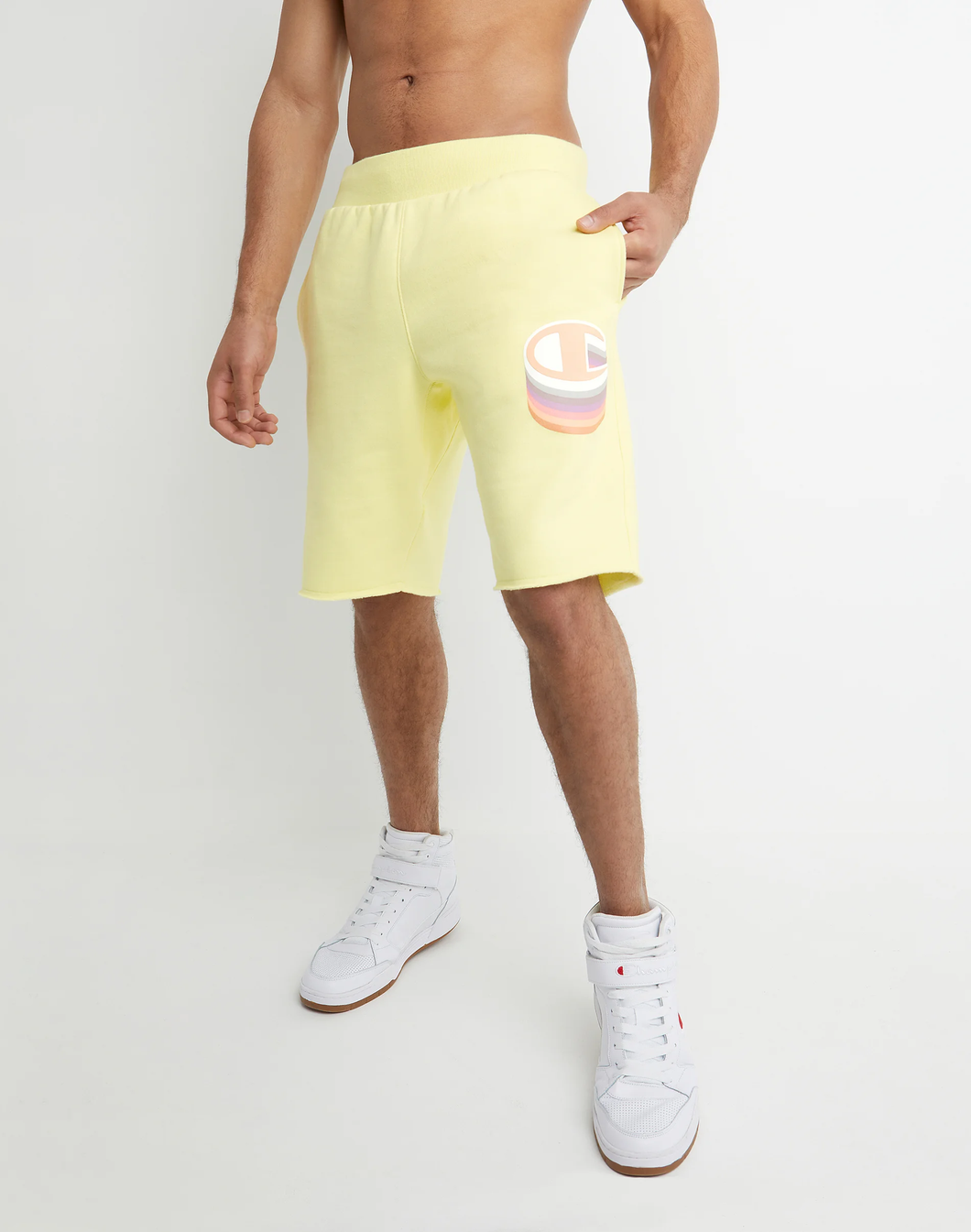 Reverse weave 2024 cut off short