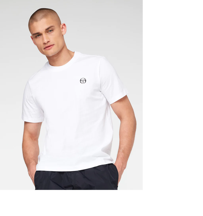 Sergio Tacchini Vernazza T-Shirt White ( GOES WITH THE VERNAZZA SHORTS)