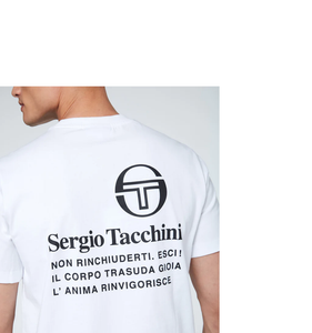 Sergio Tacchini Vernazza T-Shirt White ( GOES WITH THE VERNAZZA SHORTS)