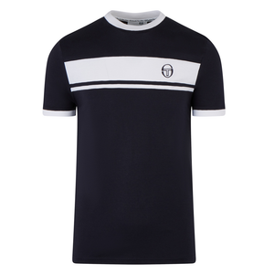 Sergio Tacchini Masters tee - Black  ( GOES WITH THE PIETRAPERTOSA SHORTS)